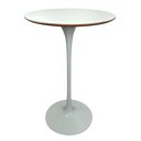 Ver imagem 1 de Mesa Saarinen Bistrô Fórmica Branca 70cm - Base Branca