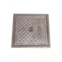 Ver imagem 2 de Tampa Tampão de Chão Simples Ferro Fundido Inspeção 30x30cm