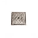 Ver imagem 1 de Tampa Tampão de Chão Simples Ferro Fundido Inspeção 30x30cm