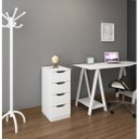 Ver imagem 3 de Gaveteiro com 4 Gavetas Multivisão Branco