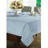 Toalha de Mesa Retangular em Cetim Jacquard 8 Lugares 1.45x2.50 Branca - Stylo Toalhas - 3