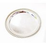 Bandeja Redonda em Metal Prata Porta Perfumes - 2