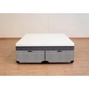 Ver imagem 3 de Cama Box Baú King Size Bipartida Serenelife - Tecido Alpha 56