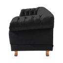 Ver imagem 3 de Namoradeira Chesterfield Duque Suede Preto/ Decoração, Studio, Sala de Estar, Recepção, Escritório