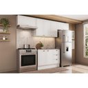 Ver imagem 1 de Kit de Cozinha Completa 4 Peças Bella (3aéreos+1balcão) C4p173 Branco - Carraro