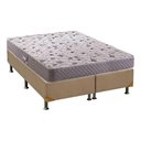 Ver imagem 1 de Cama Box Queen: Colchão Anatômico Herval D28/AG65 Black + Base CRC Suede Clean(158x198)