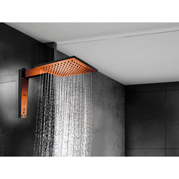 Chuveiro Acqua Century Digital - Preto com Red Gold- 220v - 2