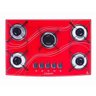 Fogão Cooktop 5 Bocas 5Q Lines Color Vermelho Safanelli Fcv502 - 7