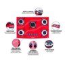 Fogão Cooktop 5 Bocas 5Q Lines Color Vermelho Safanelli Fcv502 - 6