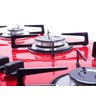 Fogão Cooktop 5 Bocas 5Q Lines Color Vermelho Safanelli Fcv502 - 5