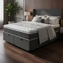 Ver imagem 2 de Cama Box Baú King + Colchão de Espuma D45 com Pillow Top