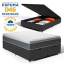 Ver imagem 3 de Cama Box Baú King + Colchão de Espuma D45 com Pillow Top