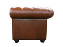 Ver imagem 3 de Sofá de Couro Chesterfield 3 Lugares - Conhaque
