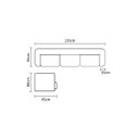 Ver imagem 5 de Sofá de Couro Chesterfield 3 Lugares - Conhaque