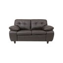 Ver imagem 2 de Conjunto Sofá de Couro Marselha - 3 e 2 Lugares - Marrom Pigmentado