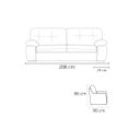 Ver imagem 7 de Conjunto Sofá de Couro Marselha - 3 e 2 Lugares - Marrom Pigmentado