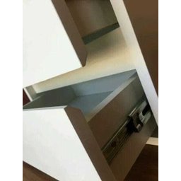 Mesa de Cabeceira Suspensa com 2 Gavetas MDF 15mm Branco 1 Unid - 3