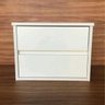Mesa de Cabeceira Suspensa com 2 Gavetas MDF 15mm Branco 1 Unid - 1