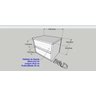 Mesa de Cabeceira Suspensa com 2 Gavetas MDF 15mm Branco 1 Unid - 5