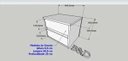 Ver imagem 5 de Mesa de Cabeceira Suspensa com 2 Gavetas MDF 15mm Branco 1 Unid
