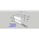 Ver imagem 5 de Mesa de Cabeceira Suspensa com 2 Gavetas MDF 15mm Branco 1 Unid