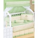 Ver imagem 3 de Quarto de Bebe Completo Enxoval Classic Verde 25 peças