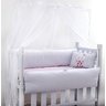 Kit Mini Berço Chuva De Amor Rosa 7 Peças - 1