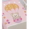 Cobertor Infantil Passeio de Balão Jolitex 90X110 Rosa - 1