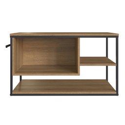 Gabinete Suspenso para Banheiro P1007 Preto/mel sem Cuba - 2