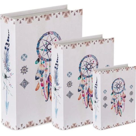 Kit Livro Caixa 3pc 9172 Mart