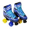 Patins 4 Rodas Classico Com Kit Proteção - Tamanho 34/35 Azul - 1