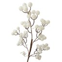 Ver imagem 4 de Galho Decorativo com Bagas de Eps Branco 57cm