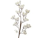 Ver imagem 2 de Galho Decorativo com Bagas de Eps Branco 57cm