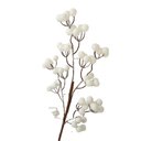 Ver imagem 1 de Galho Decorativo com Bagas de Eps Branco 57cm