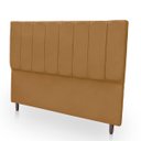 Ver imagem 5 de Cabeceira Estofada Moderna para Cama de Casal 140 Eros Suede