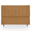 Ver imagem 1 de Cabeceira Estofada Moderna para Cama de Casal 140 Eros Suede