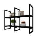 Ver imagem 3 de Nicho Industrial Suspenso para Cozinha - Prateleira Decorativa