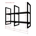 Ver imagem 5 de Nicho Industrial Suspenso para Cozinha - Prateleira Decorativa