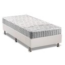Ver imagem 1 de Cama Box Solteiro: Colchão Espuma D33 Anjos Orthosono + Base Crc Courano White(88x188)