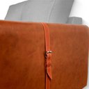 Ver imagem 3 de Poltrona Texas com Capa Couro - Luxo Decor Cinza/couro