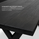 Ver imagem 5 de Mesa para Churrasco Área Externa com 2 Bancos Madeira Maciça 200cm Yescasa Preto