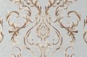 Ver imagem 2 de Papel de Parede Arabesco Dourado - Pp370-1 Rolo de 5m2