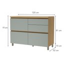 Ver imagem 2 de Cozinha 7 Peças 100% Mdf Rainha