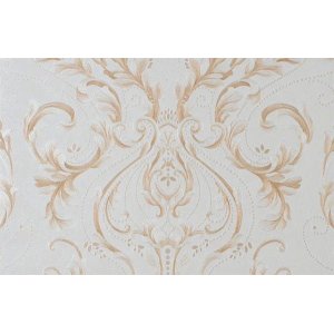 Papel de Parede Arabesco Dourado - Pp370 Rolo de 5m2
