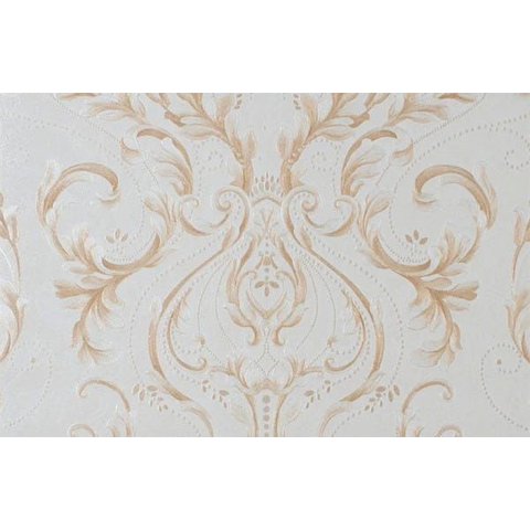 Papel de Parede Arabesco Dourado - Pp370 Rolo de 5m2