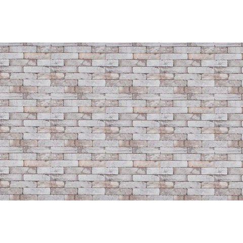 Papel de Parede Tijolo Cinza - Pp424 Rolo de 5m2