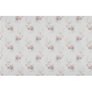 Papel de Parede Floral Pincelado - Pp373 Rolo de 5m2