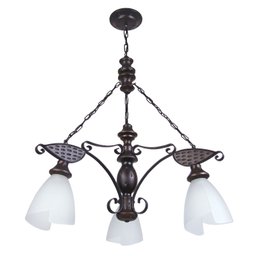 Lustre Rústico 503e Luminária Rústica 3 Lâmpadas Luminárias Müller - 2