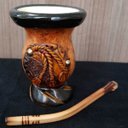 Ver imagem 7 de 6 Kits De Mini Cuia E Bomba De Chimarrão Sortidos Lembrança