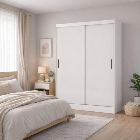 Guarda Roupa com 2 Portas 2 Gavetas Sapphire -grand Line
